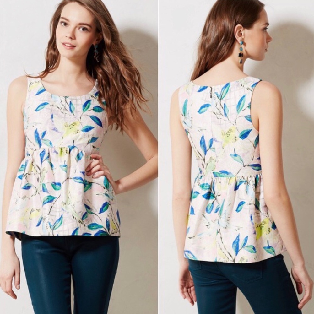 Anthropologie Leifdottir birdie Peplum